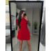 Модний двопредметний жіночий комплект накидка + сукня з костюмної тканини, елегантний чорний L likes-563932