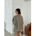 Трендовий жіночий комплект з льону кольору хакі (46-48) — літня новинка для стильного лука likes-443503 Трендовий жіночий комплект з льону кольору хакі (46-48) — літня новинка для стильного лука likes-443503