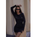 Клубна сукня, Коротка сукня з пірсингом для вечірок, сірий 46-48 арт. 591307 Клубна сукня, Коротка сукня з пірсингом для вечірок, сірий 46-48 арт. 591307