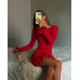Сукня з воланами, коктейльне вбрання для особливих подій, червоний 42-44 арт. 815294 Сукня з воланами, коктейльне вбрання для особливих подій, червоний 42-44 арт. 815294