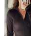 Ромпер, жіночий комбінезон з довгим рукавом для осінніх образів, світло-сірий 40-42 арт. 591427 Ромпер, жіночий комбінезон з довгим рукавом для осінніх образів, світло-сірий 40-42 арт. 591427