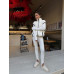 Костюм-трійка жіночий для осені та зими, теплий комплект на флісі, молочний 42-44 арт. 915273 Костюм-трійка жіночий для осені та зими, теплий комплект на флісі, молочний 42-44 арт. 915273